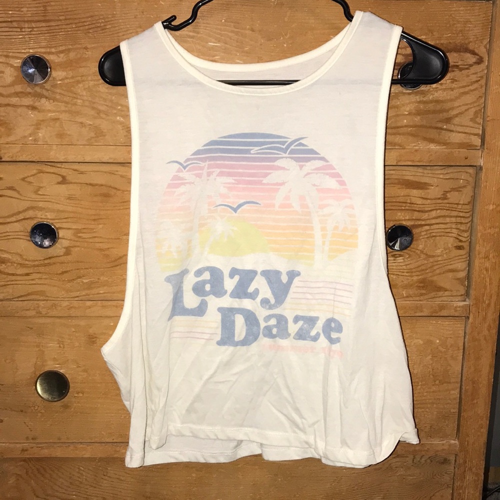 Graphic muscle tee